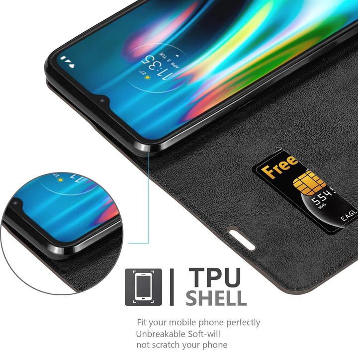 Productafbeelding Cadorabo Boek Onzichtbare Magneethoes (Motorola Moto G9 Play)