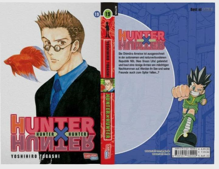 Actual product image Hunter X Hunter 19 (German, Yoshihiro Togashi, 2008)