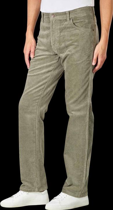 Actual product image Wrangler Texas Cord Pant Straight Fit Dusty Olive (W38/L30)