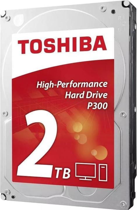 Immagine prodotto Toshiba P300 DT02ACA200 / 2 TB / 3.5 / Rosso (2 TB, 3.5", SMR)