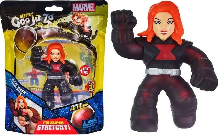 Star Wars Heroes of Goo Jit To Marvel Hero Pack. Black Widow - Squishy 4.5-Inch Tall. Ideal Christmas/Birthday
