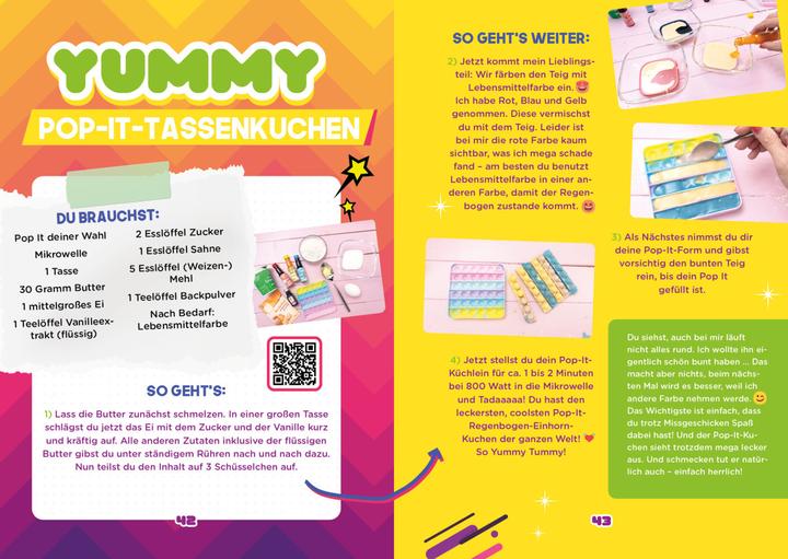 Produktbild Pop it Fidget Toys – Games, Hacks & more vom YouTube-Kanal Hey PatDIY (Deutsch, Patti Lee, 2021)