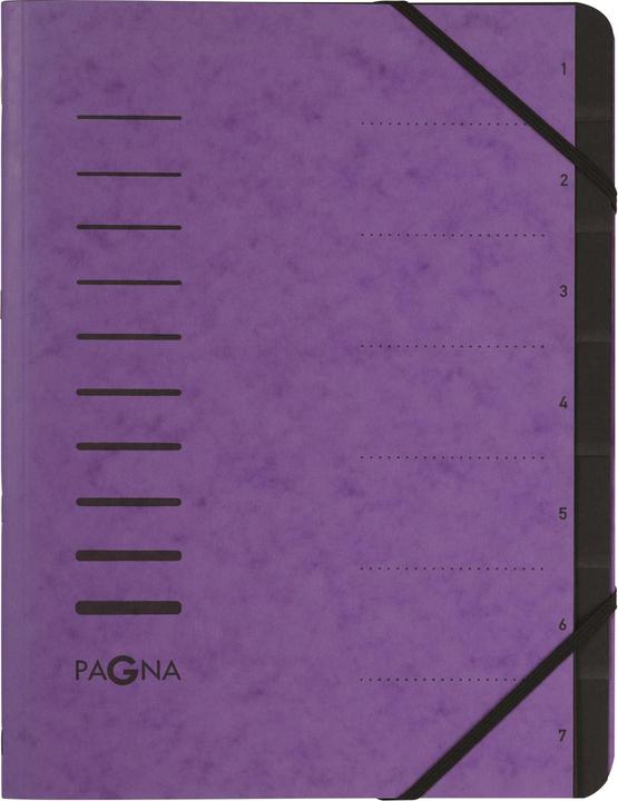 Actual product image Pagna 40058-10 Tab Register Aubergine (A4, 1 x)