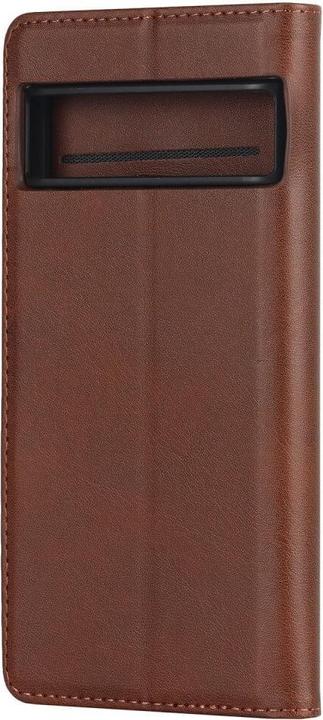Actual product image Cover-Discount Google Pixel 7 - Stand Flip Case Cover brown (Google Pixel 7)