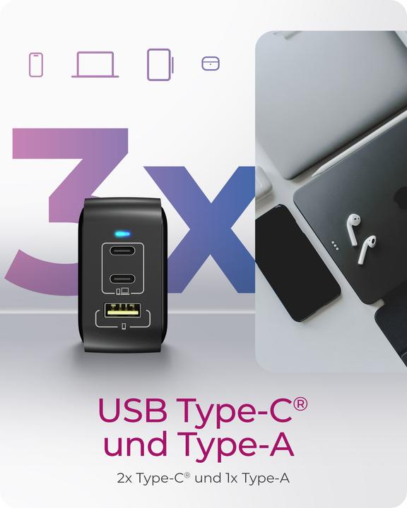 Actual product image Icy Box IB-PS1030-PD (65 W)