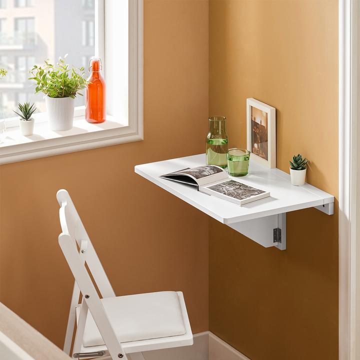 Actual product image SoBuy Kitchen folding wall table (60 x 40 x 6 cm)