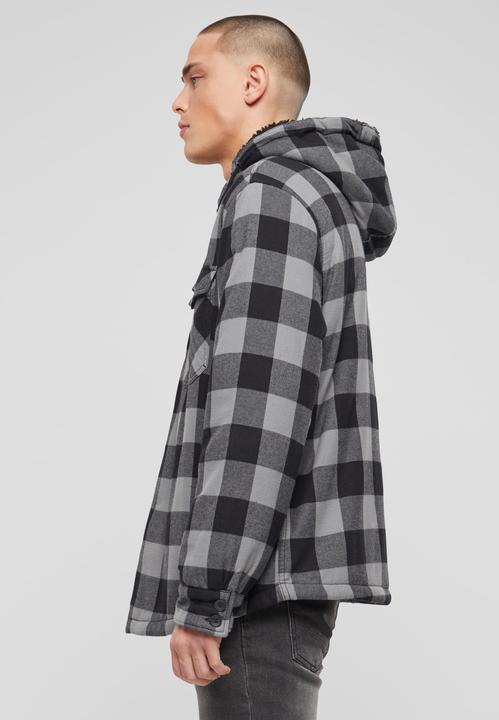 Image du produit Brandit Veste d'extérieur Lumber à capuche Taille M Couleur Noir/Charbon de bois (M)