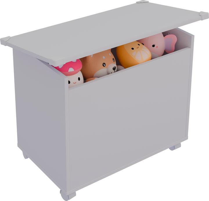 Actual product image VCM Wooden seat chest bench chest Bosula M (68 cm)
