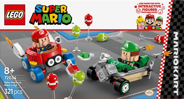Produktbild LEGO Mario Kart - Baby Mario vs. Baby Luigi (72034, LEGO Super Mario)