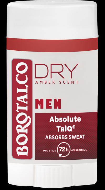 Borotalco Deo Stick Men Extra Dry Amber 40 ml (Stick, 40 ml)