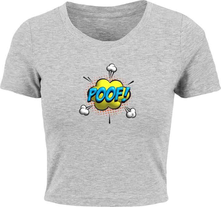 Produktbild Merchcode Ladies POOF Comic Cropped Tee - 118577 (S)