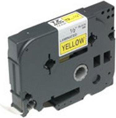 Actual product image Brother Tze-661 (3.60 cm, Black, Yellow)
