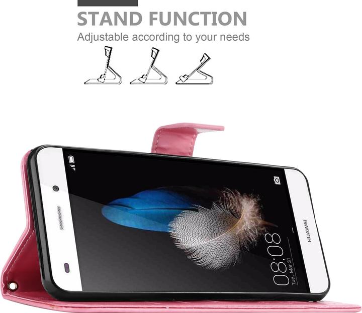 Image du produit Cadorabo Couverture du livre de fleurs (Huawei P8 Lite)