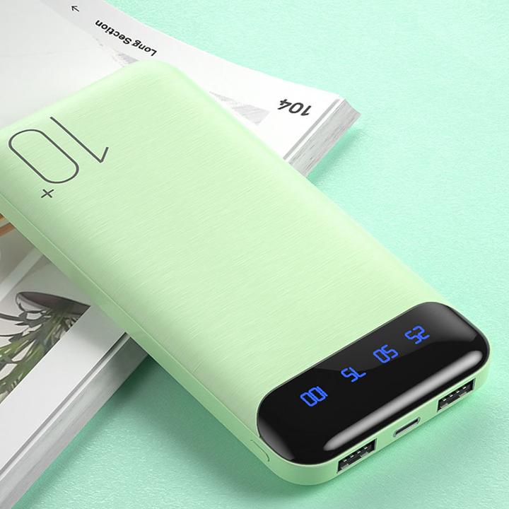 Produktbild Wekome WP-161 - Powerbank 10000 mAh Super Charging 2xUSB-A LED (Weiss) (10000 mAh)