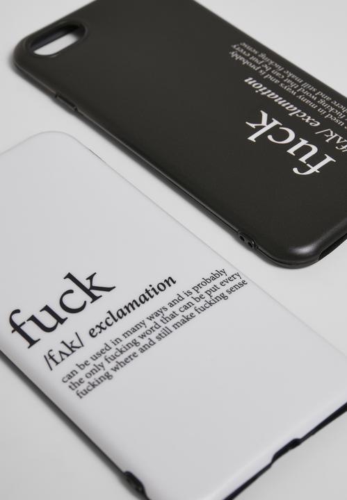 Actual product image Mister Tee Fuck I Phone 6/7/8 Phone Case Set (Apple iPhone 7, Apple iPhone 6, Apple iPhone 8)