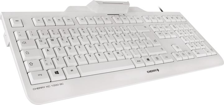 Produktbild CHERRY KC1000 SC Smartcard Light Grey DE (DE, Kabelgebunden)