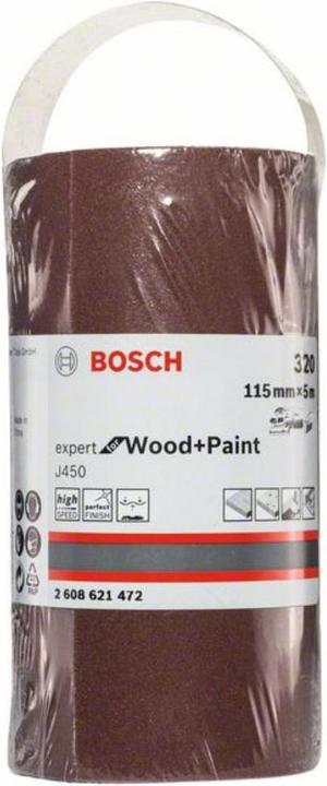 Produktbild Bosch Professional Zubehör Schleifblatt J450 Expert for Wood and Paint, 115 mm x 5 m, G320 (320)