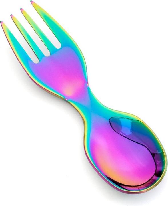 Produktbild Lekkabox Mini Göffel, 10cm - aus Edelstahl, Rainbow