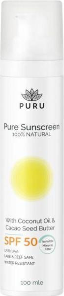 PURU Pure Sonnencreme SPF50 Rundfl 100 ml (Sonnencreme, SPF 50, 181.86 ml, 153 g)