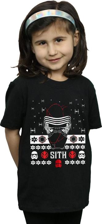 Immagine prodotto Star Wars The Rise Of Skywalker Christmas Sith Maglietta Ragazze (140, 146)