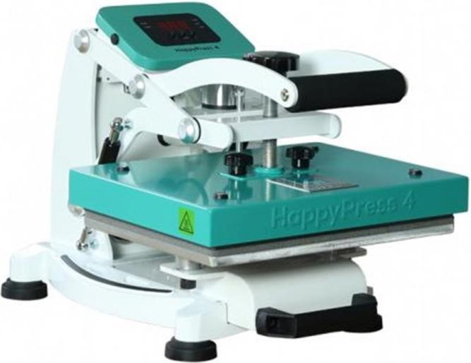 Image du produit Happy Fabric Presse à transfert HappyPress 4, A4 Turquoise, ouverture automatique
