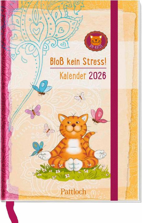 Immagine prodotto Taschenkalender 2026: Om-Katze: Bloss kein Stress! (A6, Tedesco)