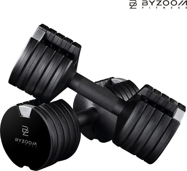 Produktbild Byzoom Fitness Einstellbare Hantel 5,6kg "Pure Series" (1 x 1 kg)