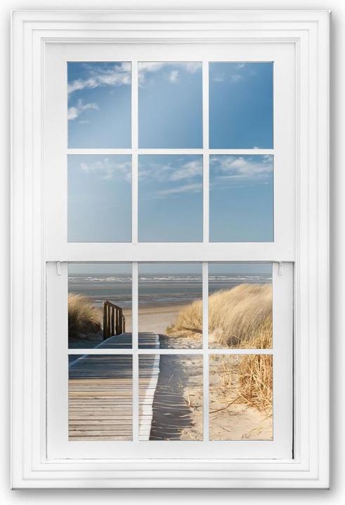 Produktbild Trenddeko 3D Fenster - An der Ostsee (40 x 60 cm)