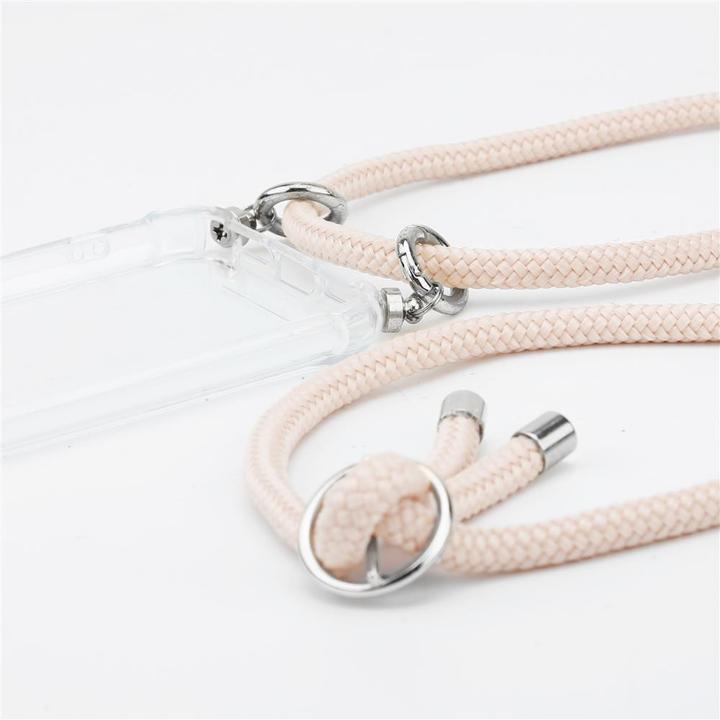 Actual product image Cadorabo TPU Mobile Phone Chain SILVER Cover