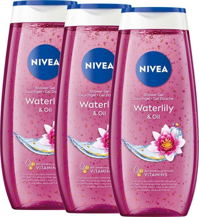 Actual product image NIVEA Duschgel Waterlily & Oil Trio (750 ml)