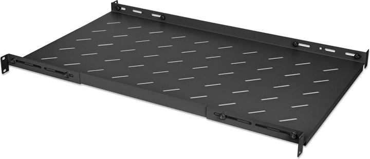 Intellinet 19"Fachboden variable Schienen 750mm tief schwarz