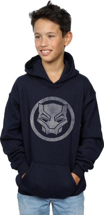 Produktbild Black Panther Distressed Icon Kapuzenpullover Jungen (116)