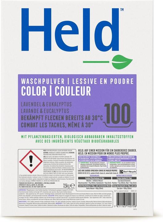 Image du produit Held Colora (100 Cycles de lavage, Lessive en poudre)