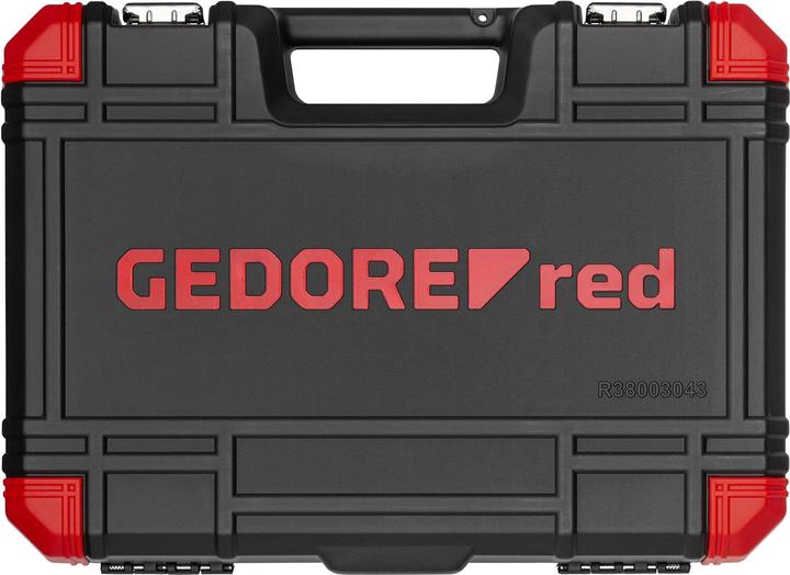 Actual product image Gedore Red red R38003043 Tool set measuring-cutting-screws 43 pieces (43 pieces)