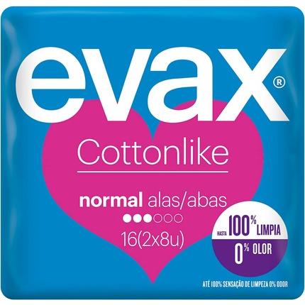 Immagine prodotto Evax COTTONLIKE compresas normal alas 16 uds (16 x, Assorbenti igienici)