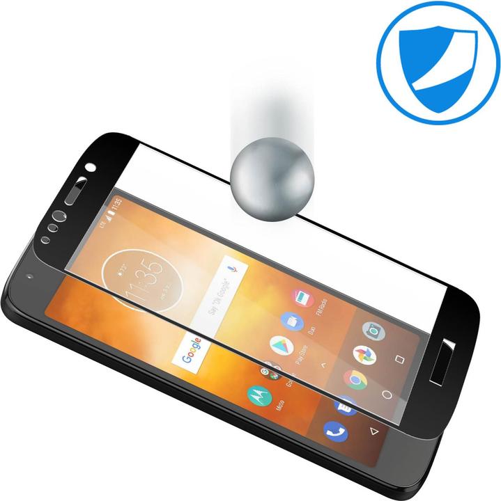 Actual product image Avizar bulletproof glass, glass protective film, protective glass (1 Piece, Motorola Moto E5 Play)
