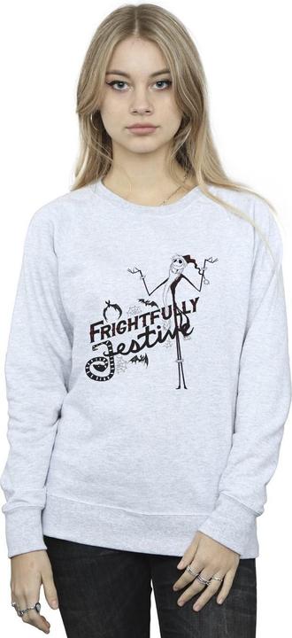 Immagine prodotto Disney The Nightmare Before Christmas Frightfully Festive Felpa Donna (S)