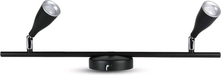 Actual product image V-TAC VT810 2 x 45W LED Wall Lamp Warm White Black (680 lm)
