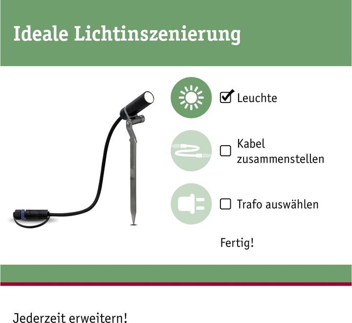 Produktbild Paulmann Outdoor Plug & Shine Plantini Ergänzungsset (200 lm, IP65)