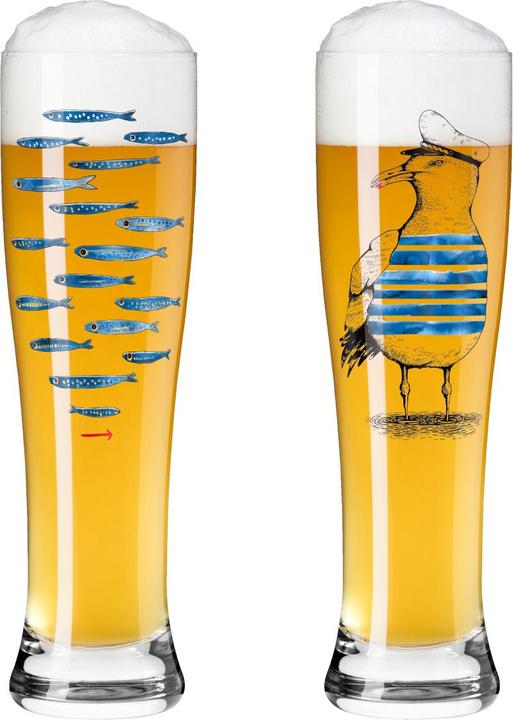 Ritzenhoff 2-er-Set Weizenbierglas Brauchzeit (0.65 l, 1 x)