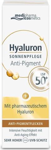 Immagine prodotto Dr. Theiss Hyaluron Sunp. Viso Anti-Pig.&Anti-Age SPF50, 50 ml CRE (Crema solare viso, SPF 50+, 50 ml)