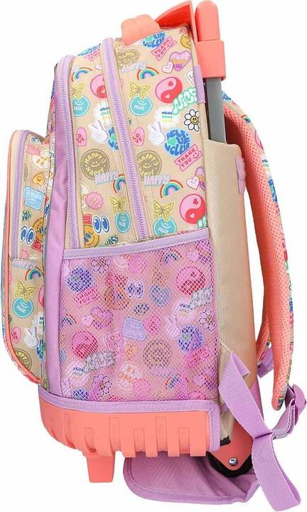 Produktbild Top Model Topmodel - TOPModel School Backpack Trolley GIRL POWER - Beige, Lilac, Coral - 34x24x50 cm (413286) (28 l)