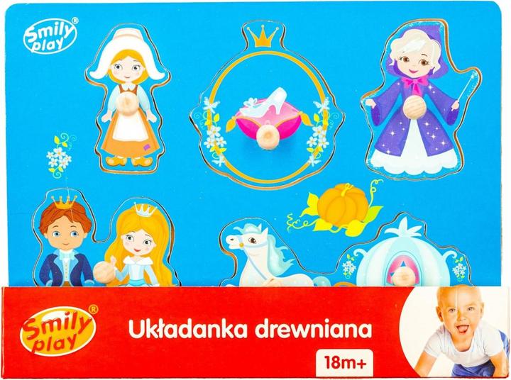 Image du produit Nenurodyta Puzzle de Cendrillon en bois (5 pièces)