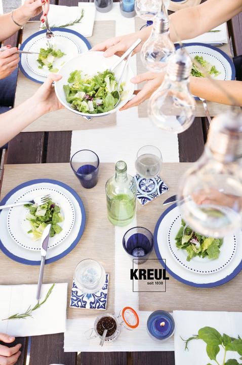 Actual product image Kreul glass & porcelain clear, set of 6 (Dark green, Cherry red, Sun yellow, Espresso brown, Dark Blue, Orange, 120 ml)