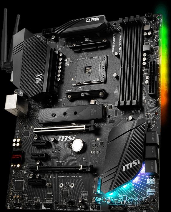 Image du produit MSI B450 Gaming Pro Carbon Max Wifi (AM4, AMD B450, ATX)