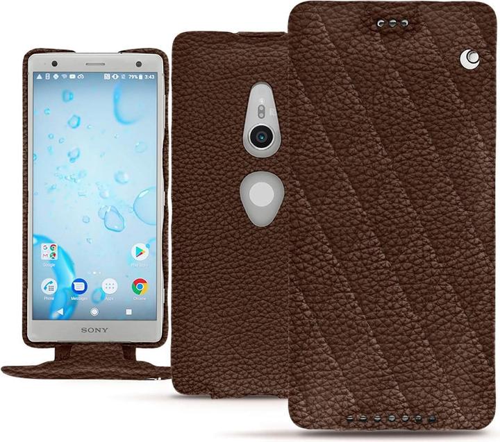 Actual product image Noreve Leather cover vertical (Sony Xperia XZ2)