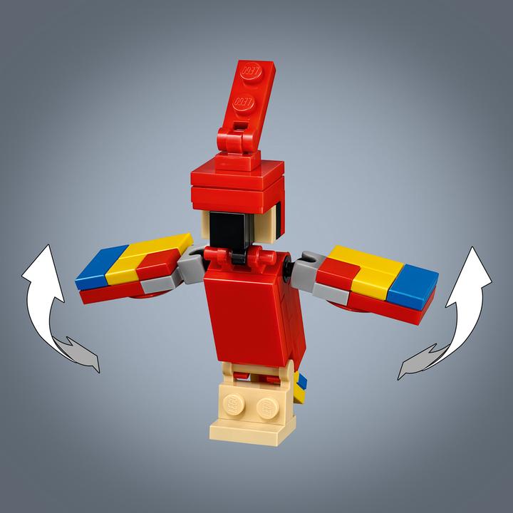 Image du produit LEGO Steve avec un perroquet (21148, LEGO Minecraft)