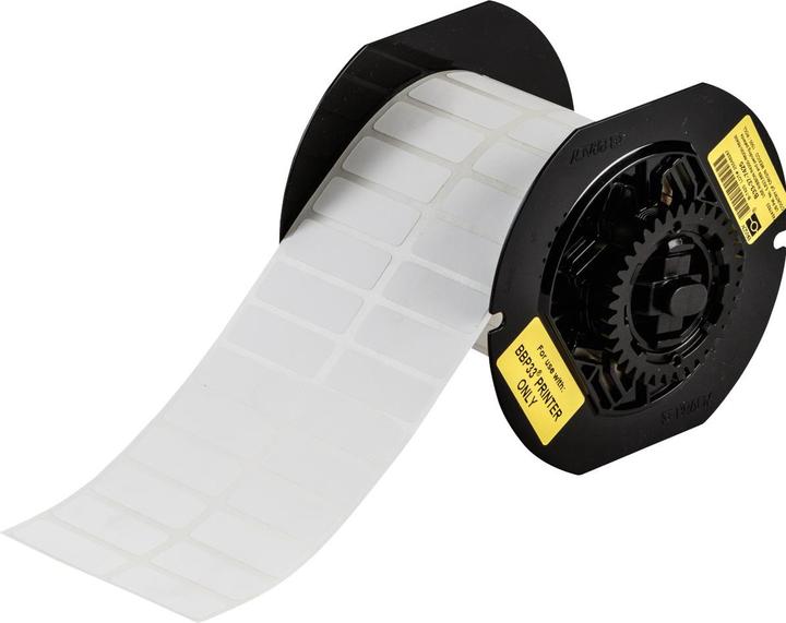 Actual product image Brady B33 Series environmentally friendly white polyester labels in matt finish