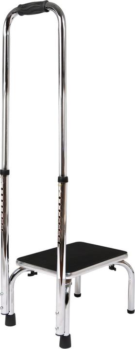 Produktbild Vital Comfort Trittstufe mit höhenverstellbarem Haltegriff, chrom, 88 - 108 cm