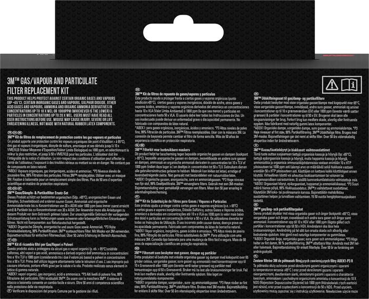 Actual product image 3M Replacement filter (ABEK1P3, 2 x)